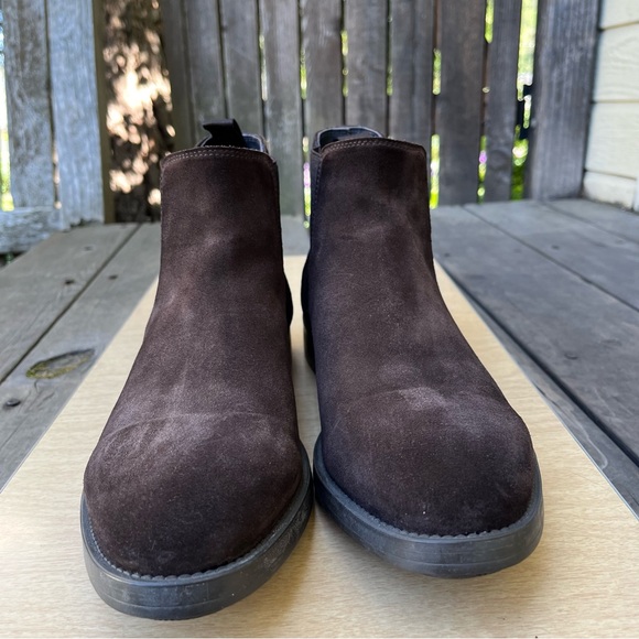 To Boot New York Men’s Arion Dark Brown Suede Chelsea Boot Sz 11 - Picture 7 of 13
